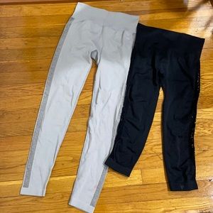 Seamless Leggings Black & Grey